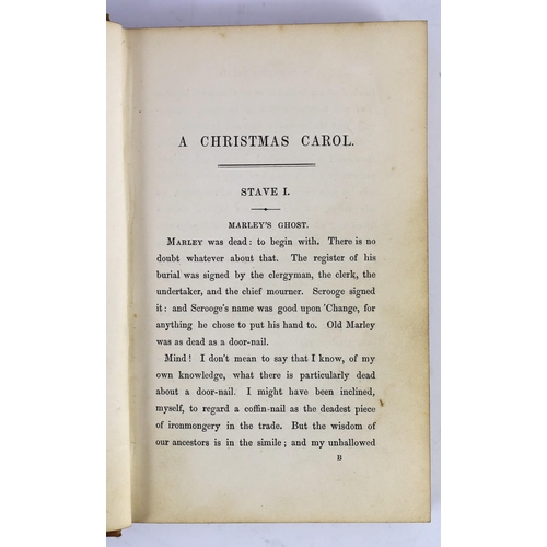 11 - ° ° Dickens, Charles - A Christmas Carol, in Prose, Being a Ghost Story of Christmas, 1st edition, 1... 