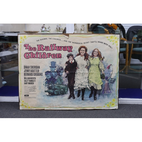 19 - Two British Quad film Posters: The Railway Children(1970), artwork by Arnaldo Putzu, 76 x 101cms... 