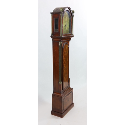 245 - Jonathon Watson of London. A George III brass mounted mahogany eight day longcase clock, the 12 inch... 