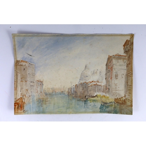 327 - Follower of Joseph Mallord William Turner (British, 1775-1851) 'Grand Canal and Church of The Salute... 