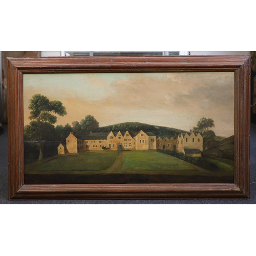 333 - 18th century English School Cefn Mably, Glamorganshire, Walesoil on panel97 x 51.5cm... 