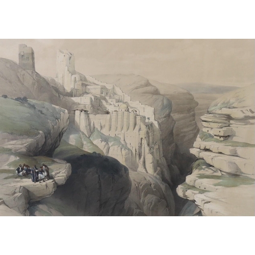 343 - David Roberts RA (British, 1796-1864) 'The Pool of Bethesda, 'Tiberias', 'The Ravine', 'Jerusalem fr... 