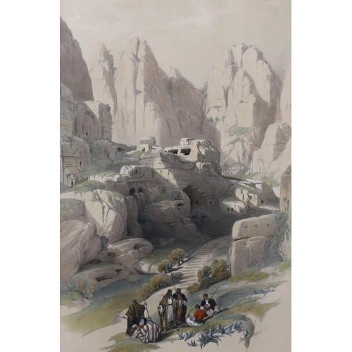 343 - David Roberts RA (British, 1796-1864) 'The Pool of Bethesda, 'Tiberias', 'The Ravine', 'Jerusalem fr... 