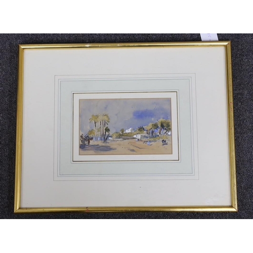 350 - Hercules Brabazon Brabazon (1821-1906) 'Eastern Scene'watercolour12.5 x 20cm... 