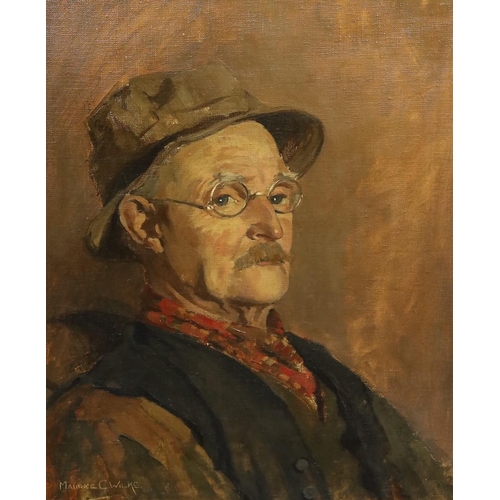 400 - § § Maurice Canning Wilkes (Irish, 1910-1984) Portrait of Archibald Forrestoil on canvassigned55 x 4... 