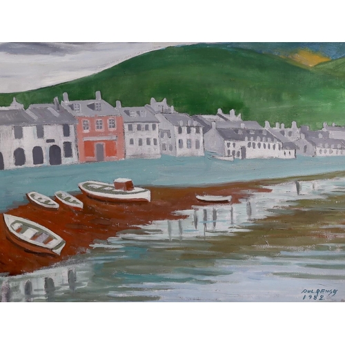 414 - § § Polykleitos Rengos (Greek, 1903-1984) 'Ullapool, Scotland'oil on canvassigned and dated 1982, 60... 