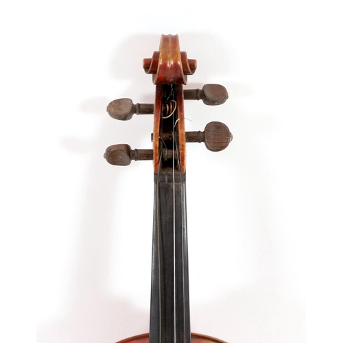 42 - W.E.Hill & Son. An early 20th century violin bow, stamped W.E.Hill and Son to the shaft, mother of p... 