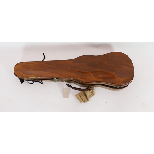 42 - W.E.Hill & Son. An early 20th century violin bow, stamped W.E.Hill and Son to the shaft, mother of p... 