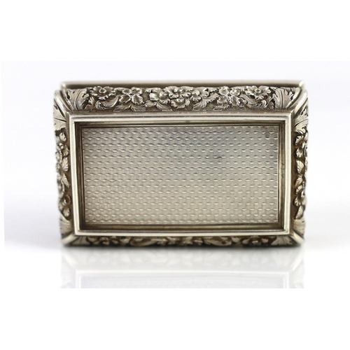 432 - An unusual early Victorian silver rectangular snuff box, commemorating Grace Darling, engraved with ... 