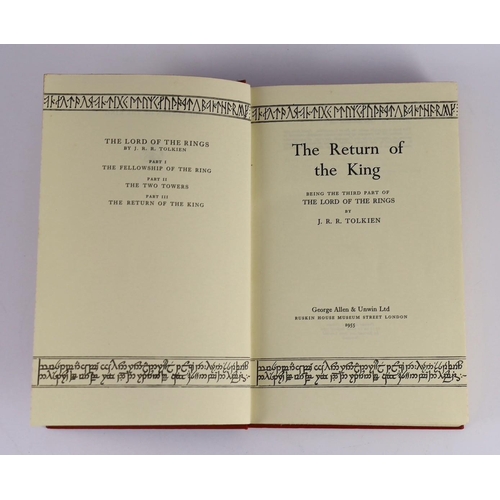 5 - ° ° Tolkein, John Ronald Reuel - The Lord of the Rings trilogy; comprises: The Fellowship of the Rin... 