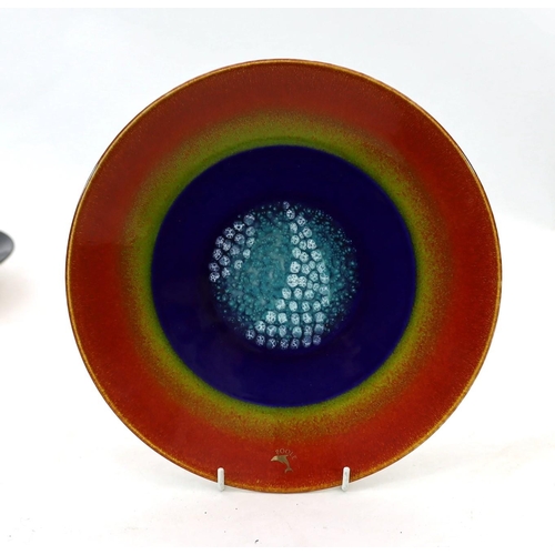 71 - Alan Clarke for Poole Pottery. A set of nine Alignment of the Planets chargers and one duplicate, ... 