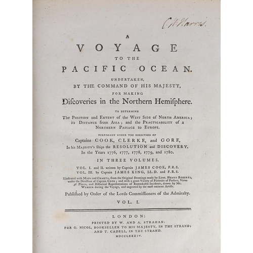 9 - ° ° Cook, Capt. James and King, Capt. James - A Voyage to the Pacific Ocean ... for making Discoveri... 