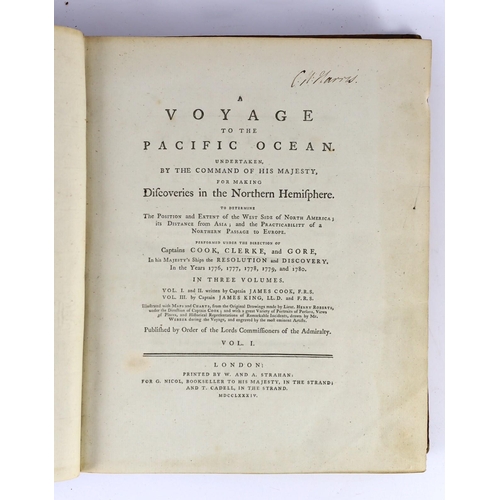 9 - ° ° Cook, Capt. James and King, Capt. James - A Voyage to the Pacific Ocean ... for making Discoveri... 