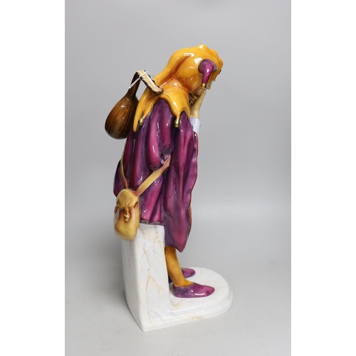 1344 - A large Royal Doulton limited edition Prestige figure Jack Point, HN 3920, number 37/250, signed D S... 