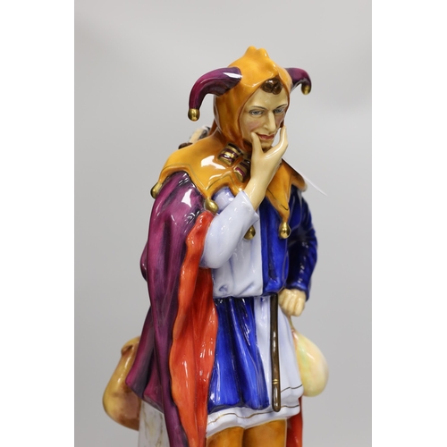 1344 - A large Royal Doulton limited edition Prestige figure Jack Point, HN 3920, number 37/250, signed D S... 