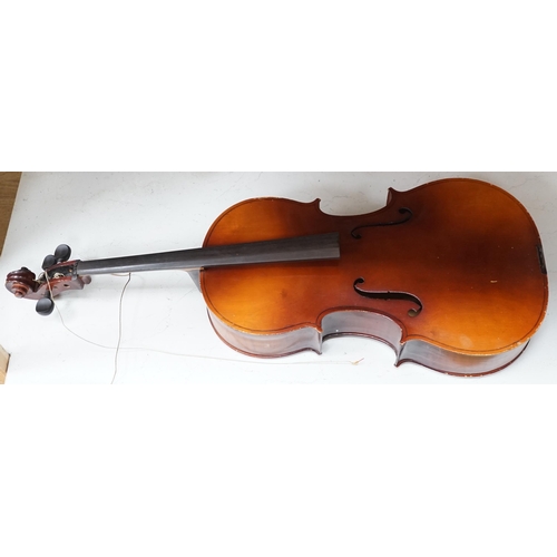 1433 - A 3/4 size  cello