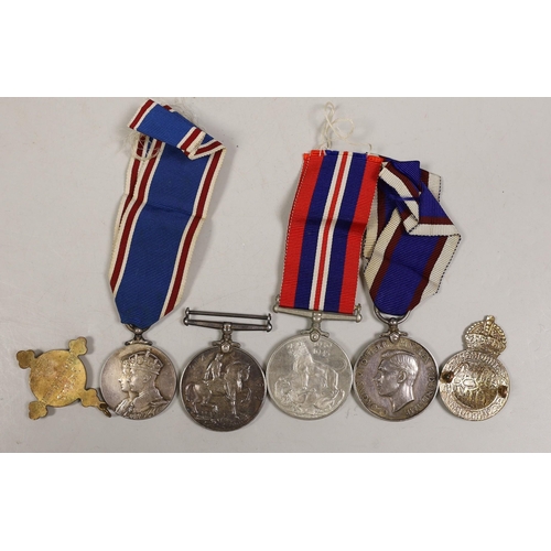 1491 - A George VI Royal Fleet Reserve medal, to J. 106331 (DEV. B. 16234) E. J. Shepherd. A.B.  R.F.R., a ... 