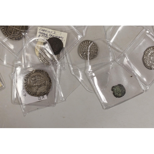 1498 - British hammered coinage, medieval to Stuart, including Edward I penny, two Henry III short cross co... 