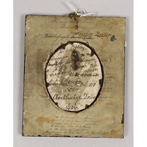 1509 - David Loggan (1634-1692), portrait miniature on vellum, John Dolben, who was Archbishop of York, ins... 