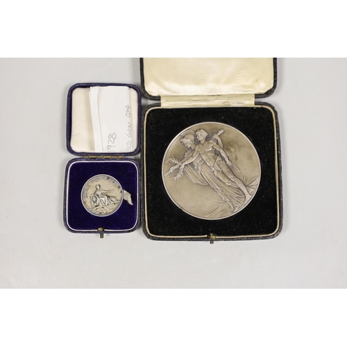 1511 - Commemorative medals - An Opening of the Cenotaph large silver medal, 75 mm and a Royal Tournament 1... 