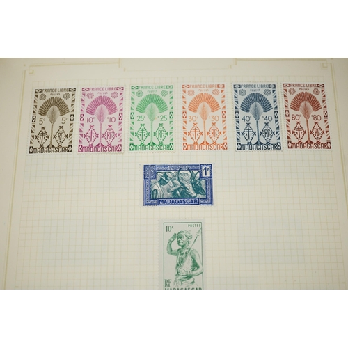 1543 - Three albums of world stamps with Bahamas 1938 set - £1 mint, cape of good hope triangulars used (8)... 