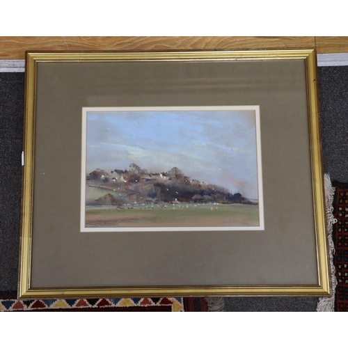 1739 - Derek Mynott ((1925-1994)), pastel, 'Winchelsea, January', signed and dated 1984, 25 x 36cm