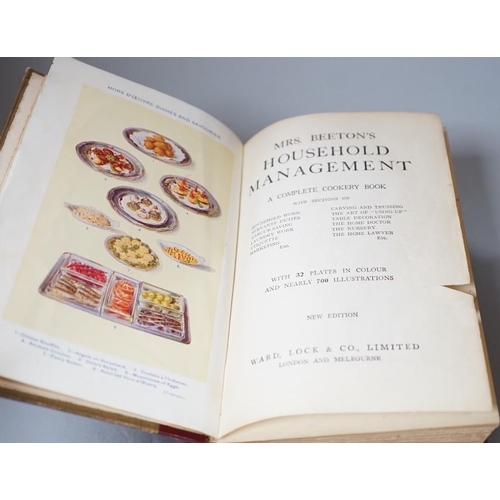 250 - ° ° Mrs Beeton's Household Management and Minnie Lady Hindlips Cookery book