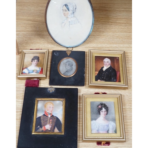 283 - A selection of portraits relating to the Nicholson Family. To include the subject of William Nichols... 