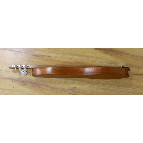 327 - Appalachian Mountain three string dulcimer,  made by John Degay of Degay Guitars, 82cms high