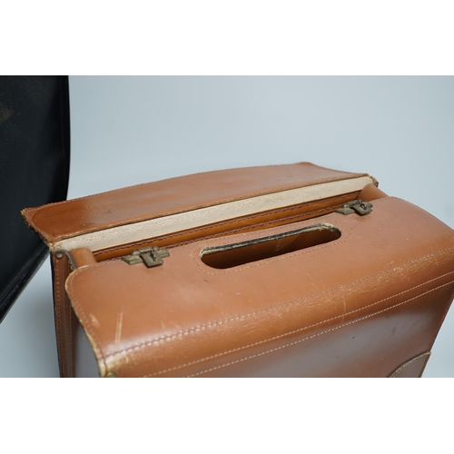 383 - A leather case, proprorted to have once belonged to Roger Daltrey of The Who, with Tidal Wave Produc... 