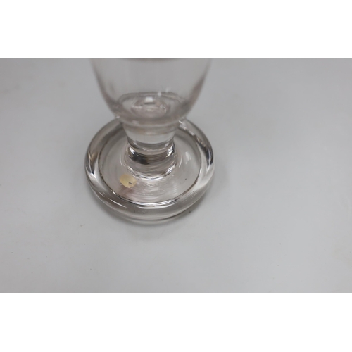 480 - A George III toasting glass, 9.5cms high