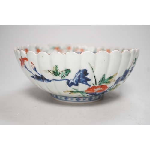 1254 - A 19th century Japanese porcelain bowl in Chinese style. 20cm diameter