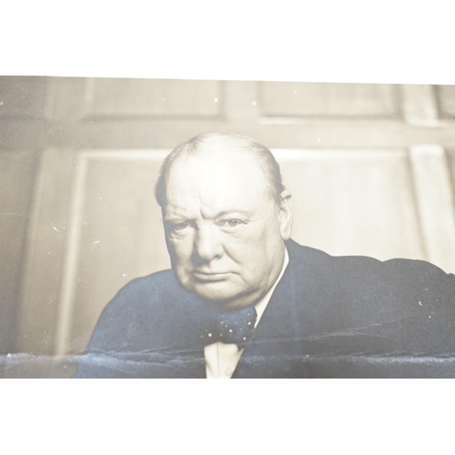 1278 - Yousuf Karsh, Ottawa, photo of Winston S. Churchill, signed by photographer