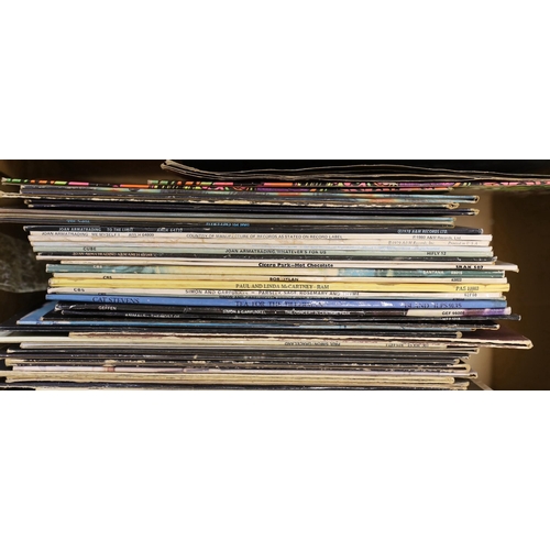 1328 - A box of 52 mixed rock and pop LPs to include Cream, Small Faces, The Jam etc.