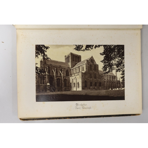 1363 - A photograph album, to contain religious and sacred sites throughout the United Kingdom, including C... 