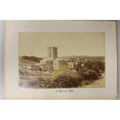 1363 - A photograph album, to contain religious and sacred sites throughout the United Kingdom, including C... 