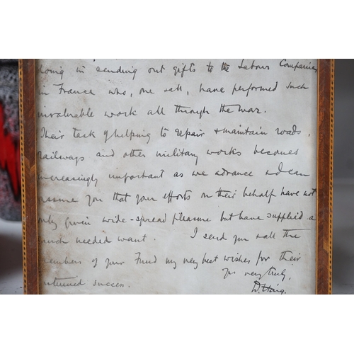 1410 - WWI interest- An autograph letter, signed by Douglas Haig 17/10/1918