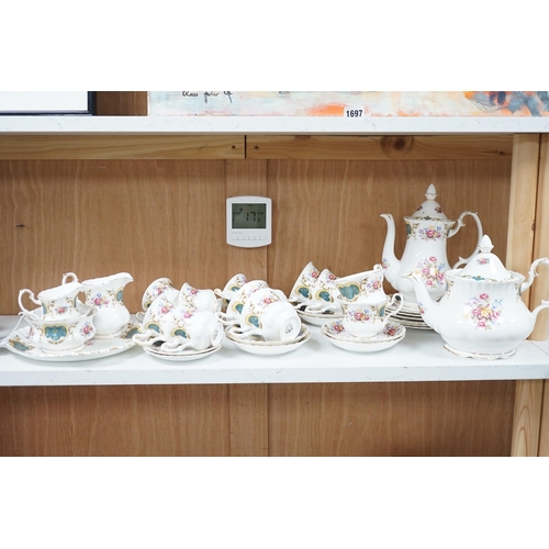 1449 - A Royal Albert Berkeley pattern tea and coffee service