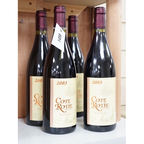 1456 - Four bottles of Cote Rotie 2003