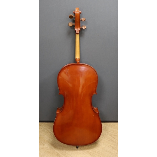 1464 - A Voloncel cello, with soft case