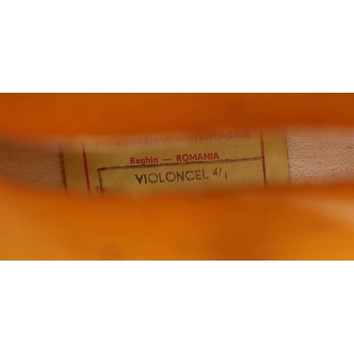 1464 - A Voloncel cello, with soft case