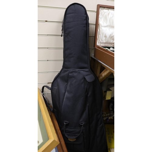 1464 - A Voloncel cello, with soft case