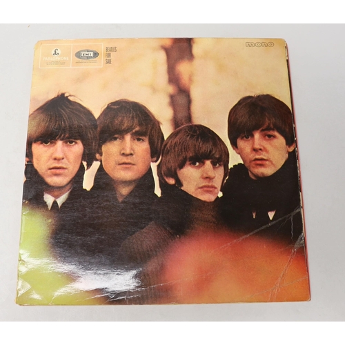 1557 - A collection of five Beatles LPs to include top opening White Album