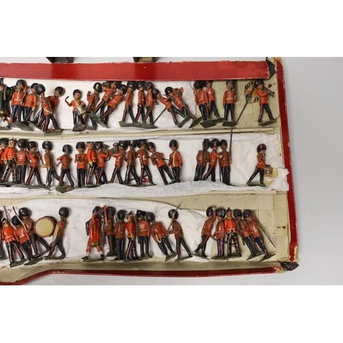 1583 - Britains Guards, various sets and part-sets, in set 53 box, pre-war