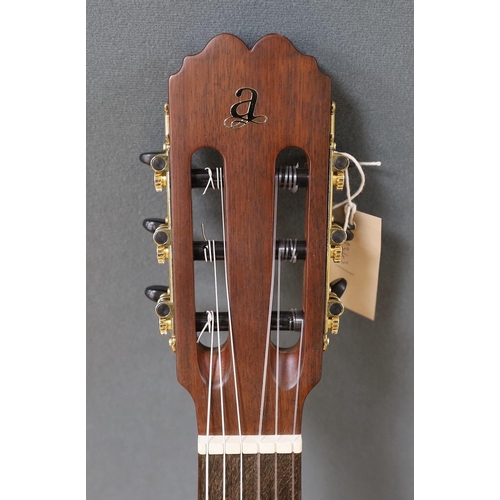 1587 - An Admira 'Concerto' classical guitar. Cedar top, satin finish with rosewood back and sides