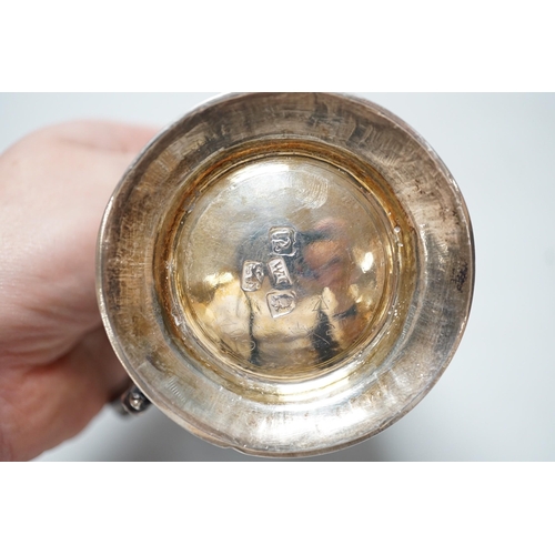 1810 - A George III silver small mug, with later embossed decoration, William Cripps, London, 1775, 95mm, 6... 