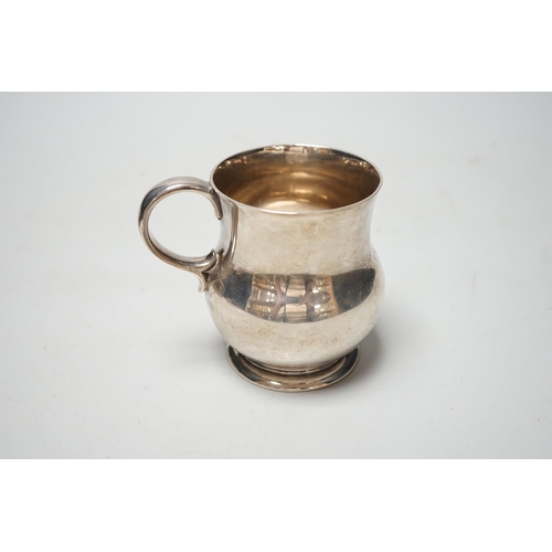 1835 - A George VI silver baluster christening cup, London, 1838, 85mm, 6.5oz.