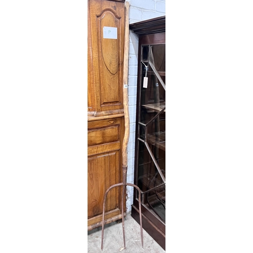 13 - A provincial wrought iron and wood pitchfork, length 175cm *Please note the sale commences at 9am.... 