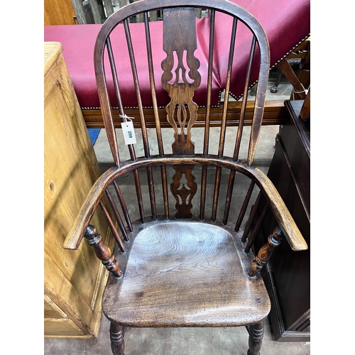 209 - An ash, beech and elm Windsor chair, width 57cm *Please note the sale commences at 9am.