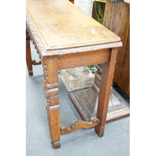 330A - A late Victorian carved oak pool table, width 104cm *Please note the sale commences at 9am.